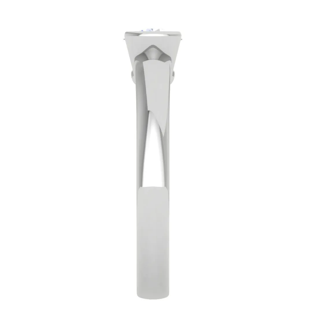 0.30 cts Solitaire Platinum Ring JL PT RS RD 155