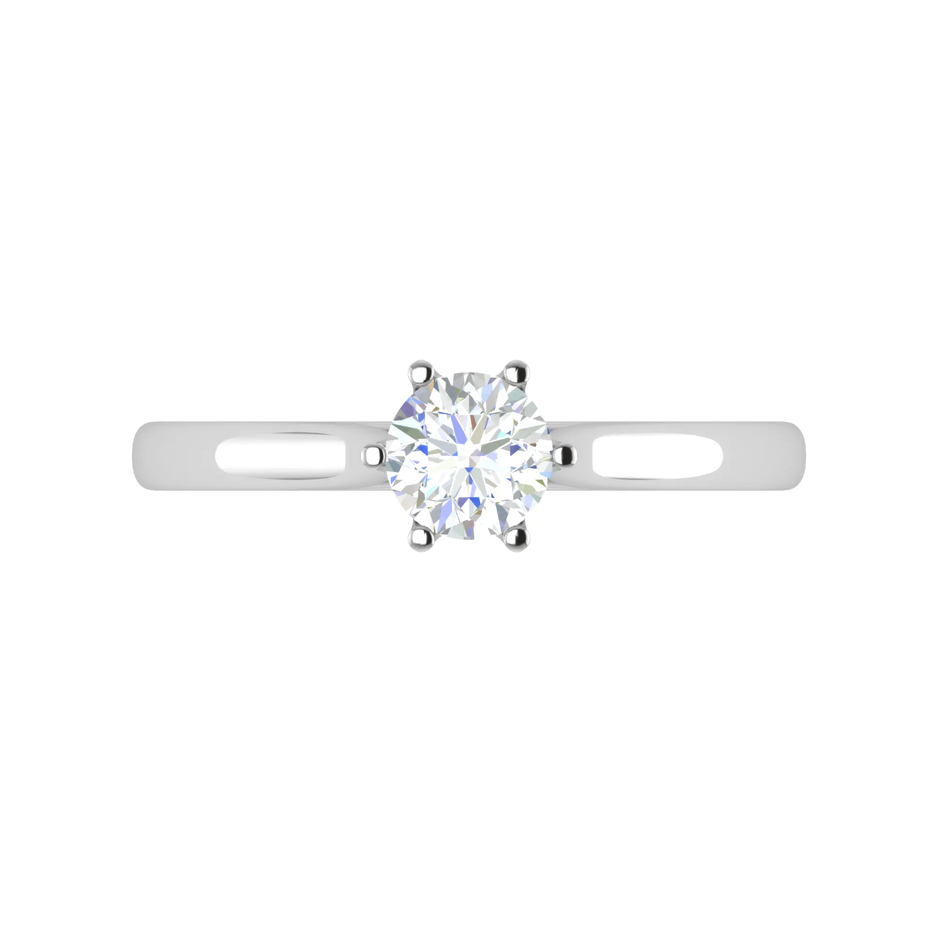 0.30 cts Solitaire Platinum Ring JL PT RS RD 168