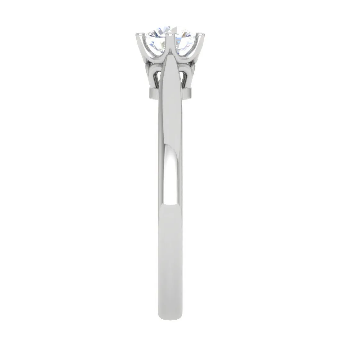 0.30 cts Solitaire Platinum Ring JL PT RS RD 168