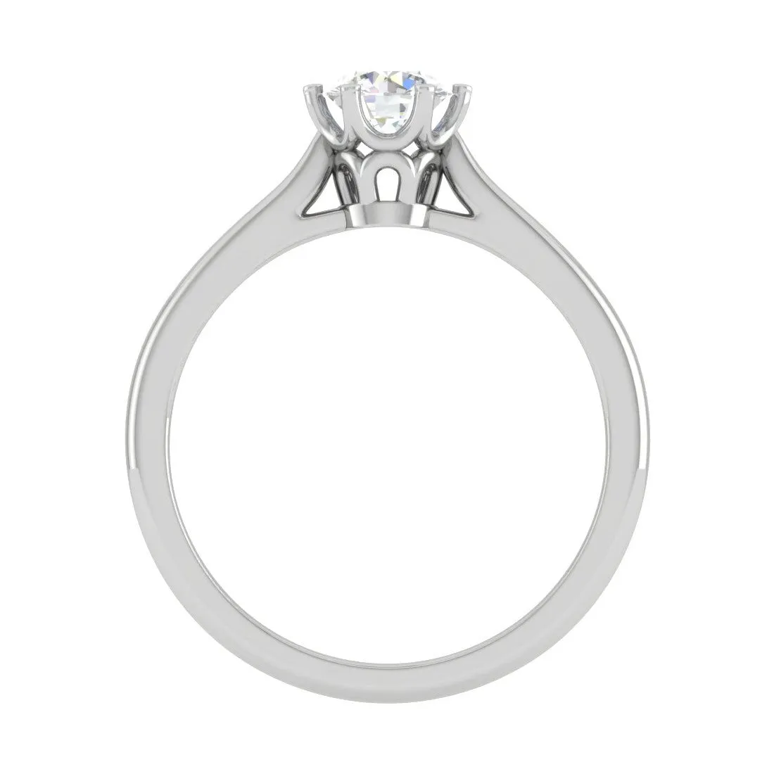 0.30 cts Solitaire Platinum Ring JL PT RS RD 168