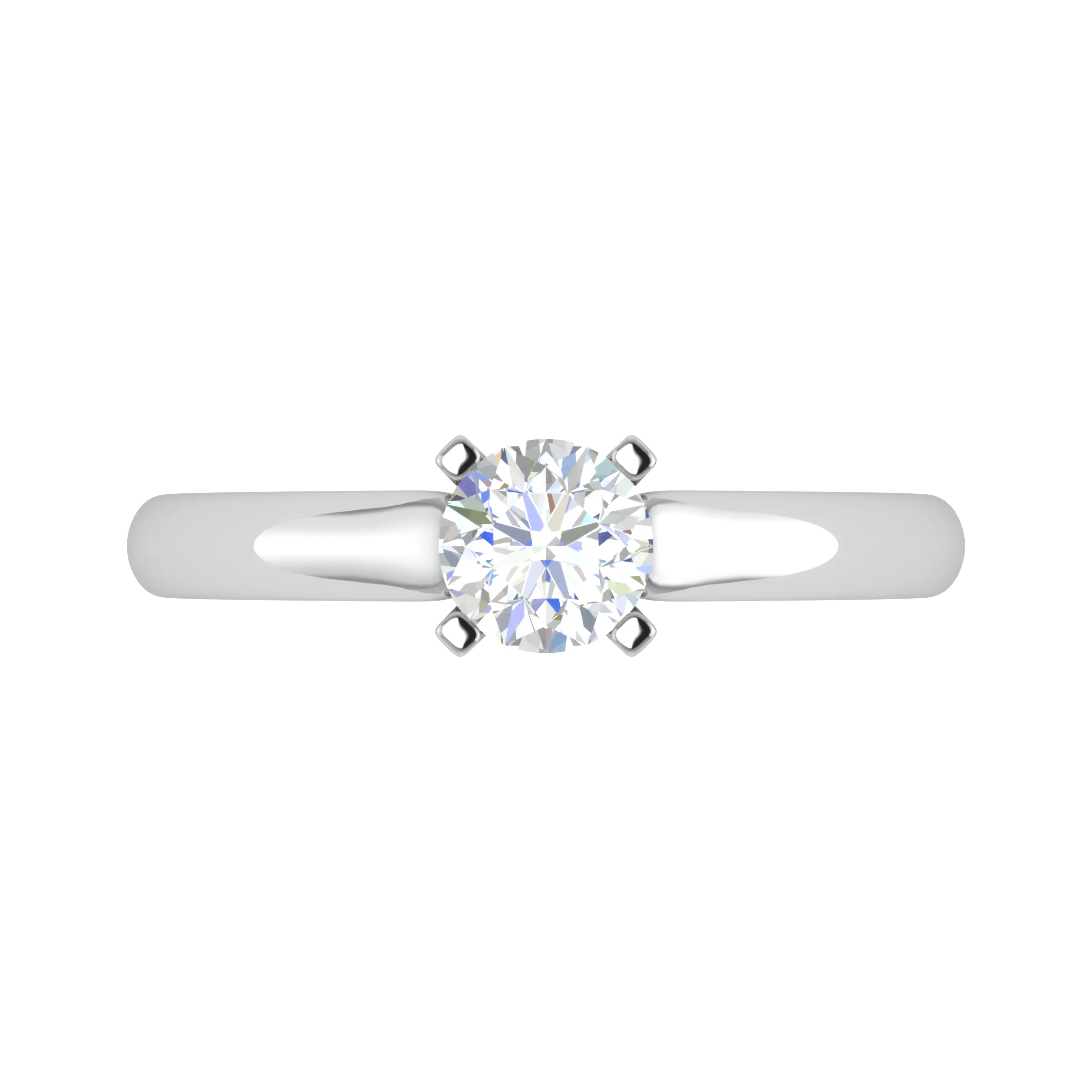 0.30 cts Solitaire Platinum Ring JL PT RS RD 179