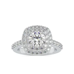 0.30cts. Solitaire Platinum Diamond Engagement Ring JL PT 0197-A