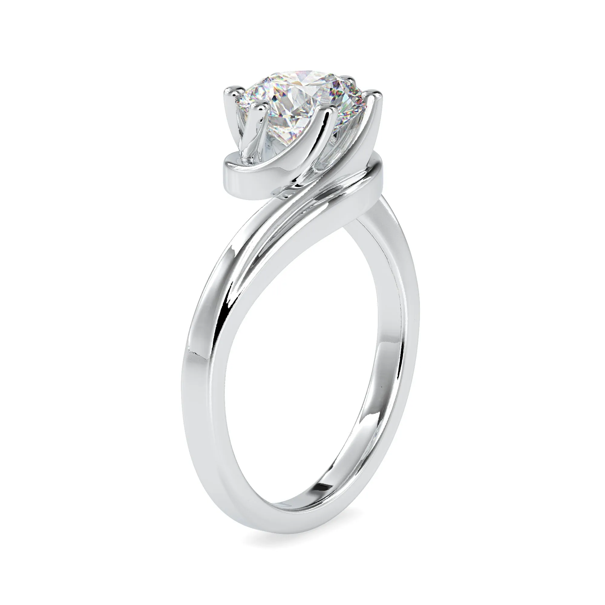 0.30cts. Solitaire Platinum Engagement Ring JL PT 0126-B
