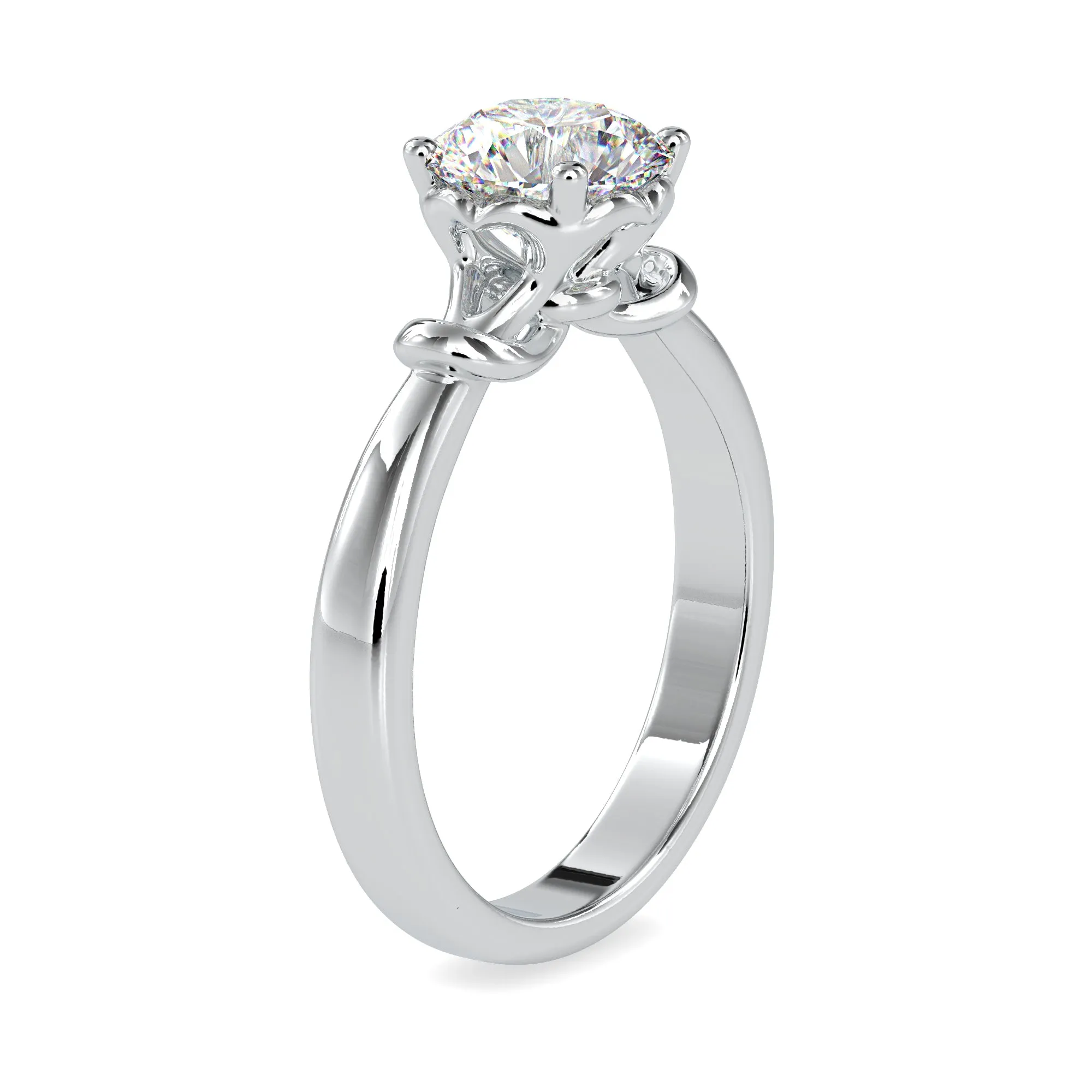 0.30cts. Solitaire Platinum Engagement Ring JL PT 0131-A
