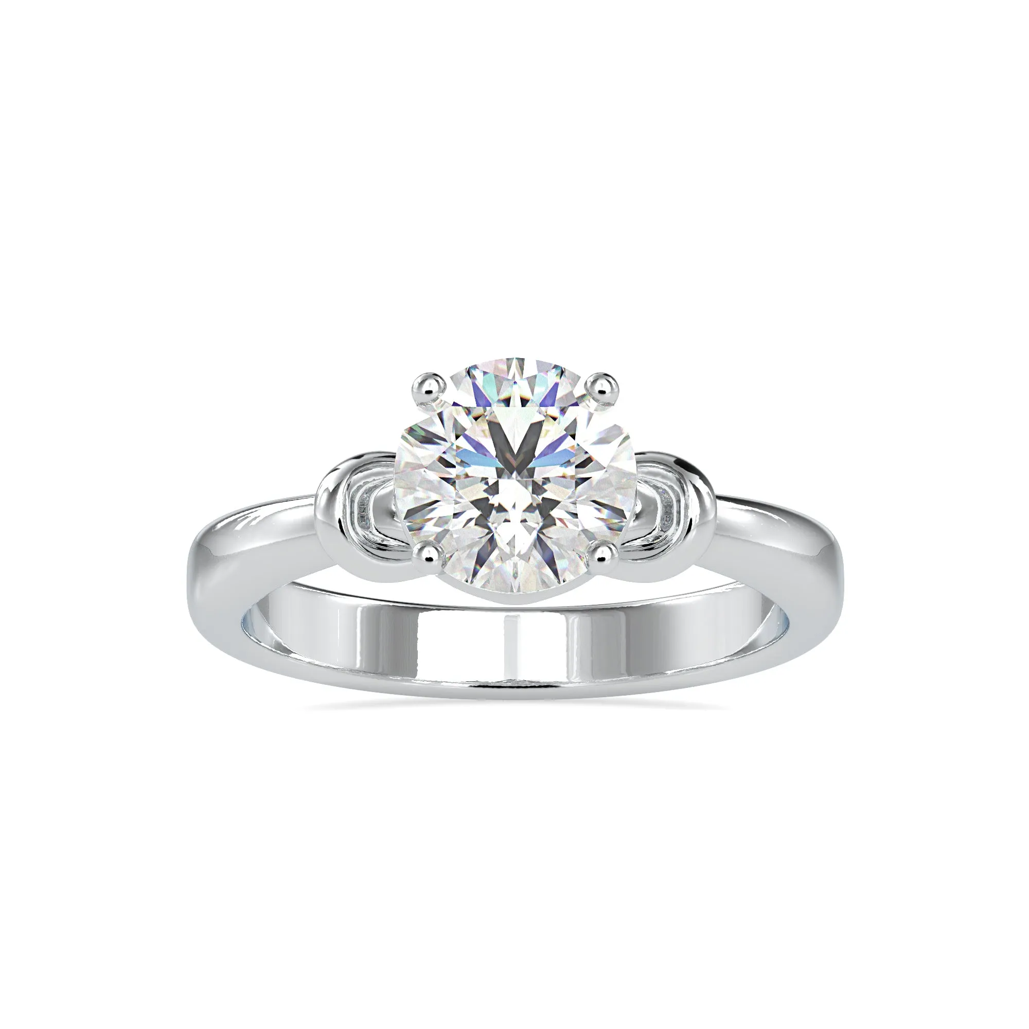0.30cts. Solitaire Platinum Engagement Ring JL PT 0131-A