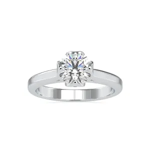 0.30cts. Solitaire Platinum Engagement Ring JL PT 0183-A