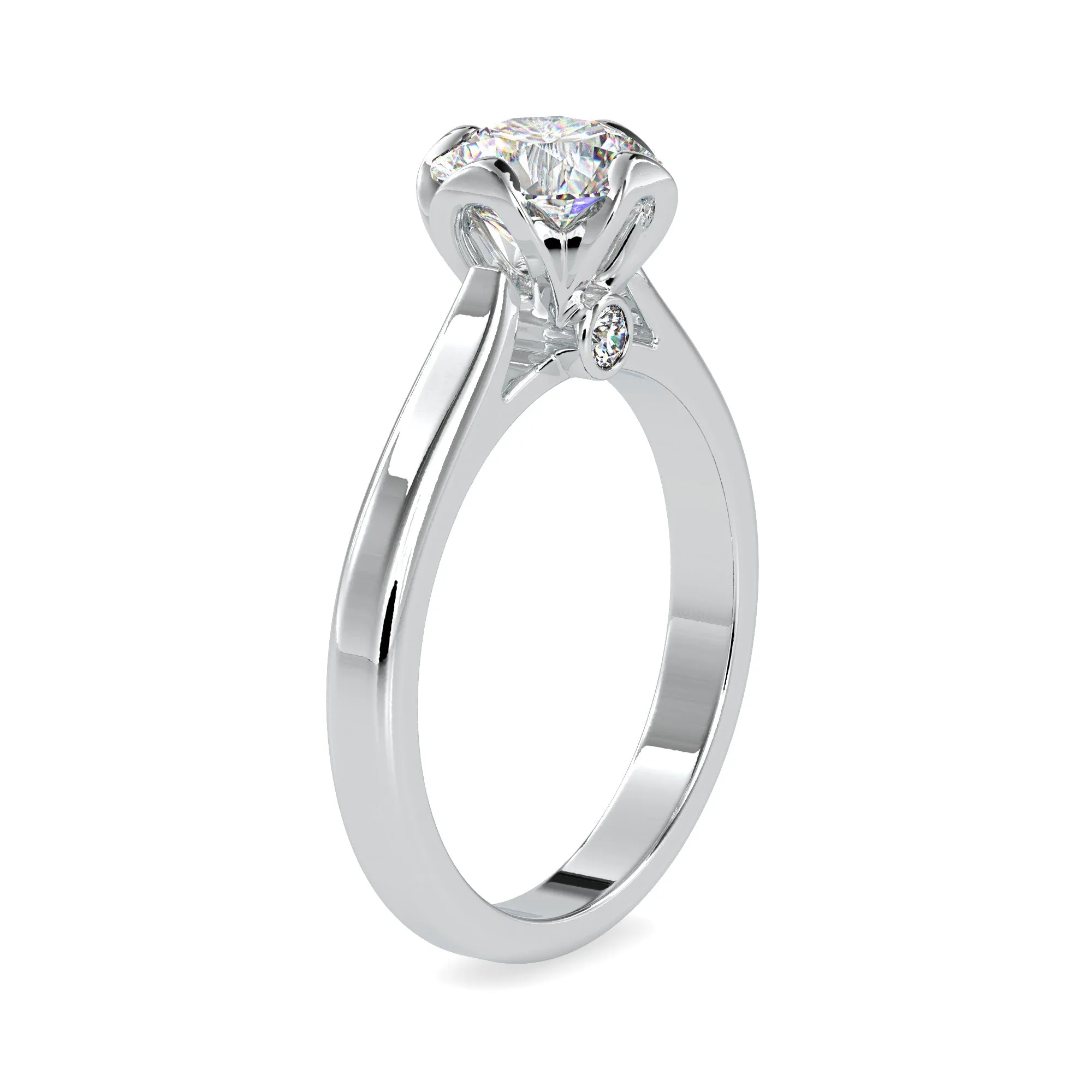 0.30cts. Solitaire Platinum Engagement Ring JL PT 0183-A