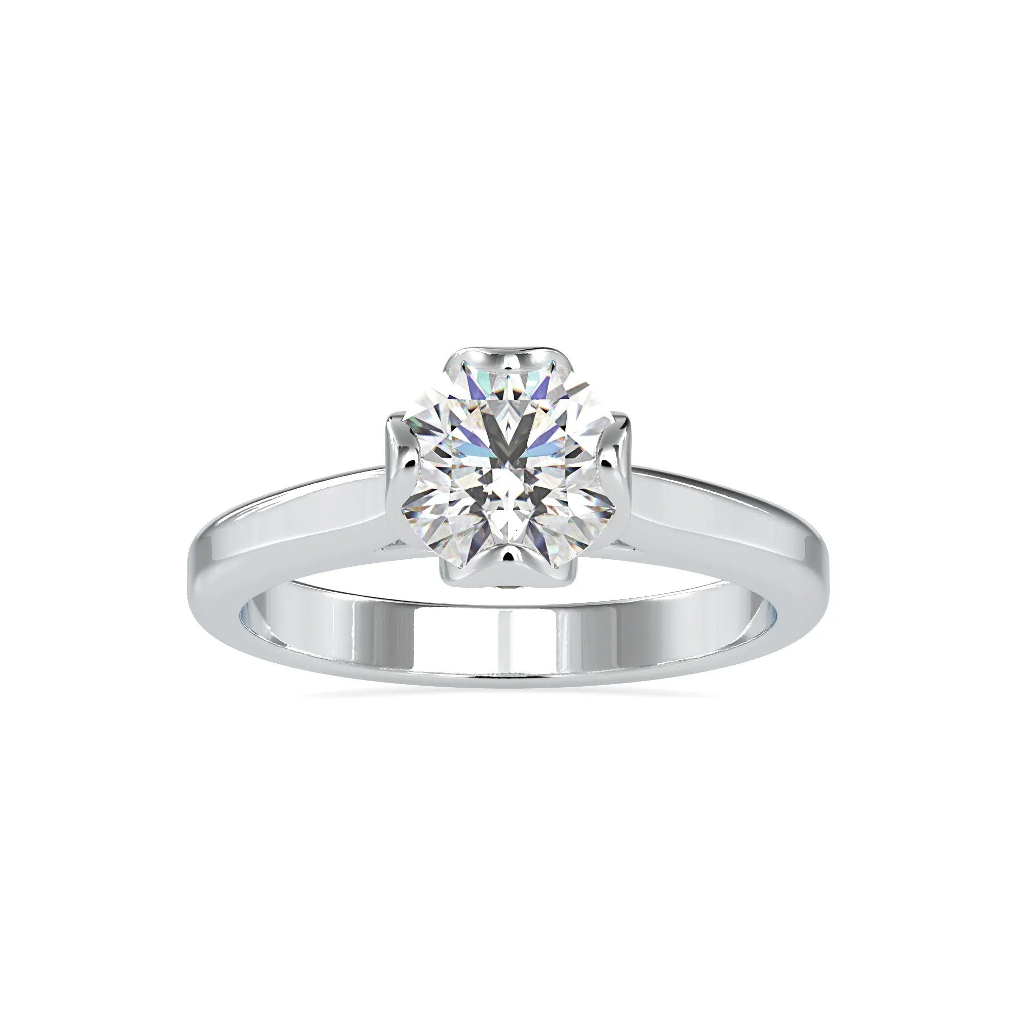 0.30cts. Solitaire Platinum Engagement Ring JL PT 0183-A
