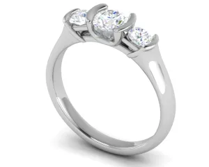 0.50 cts Solitaire Platinum Diamond Ring JL PT R3 RD 167