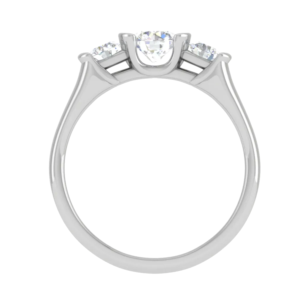 0.50 cts Solitaire Platinum Diamond Ring JL PT R3 RD 167