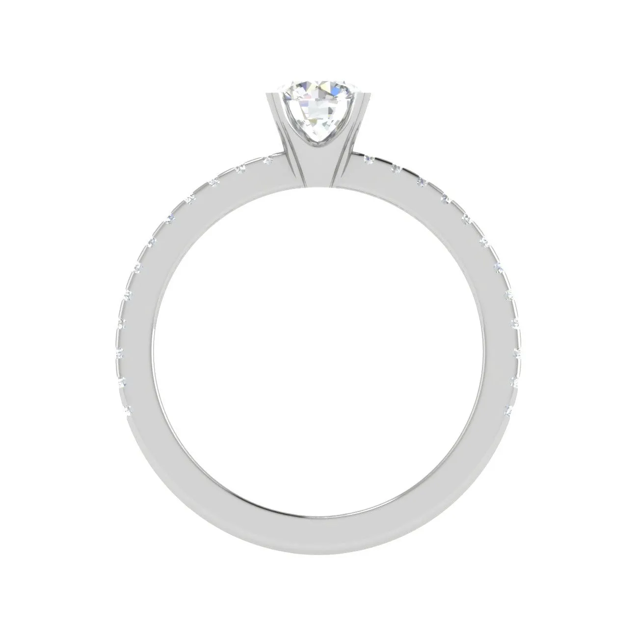 0.50 cts Solitaire Platinum Diamonds Ring JL PT RC RD 260