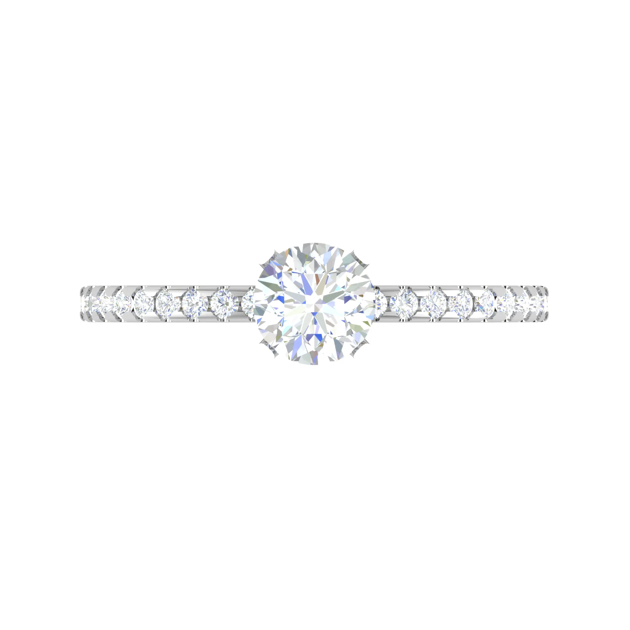0.50 cts Solitaire Platinum Diamonds Ring JL PT RC RD 260