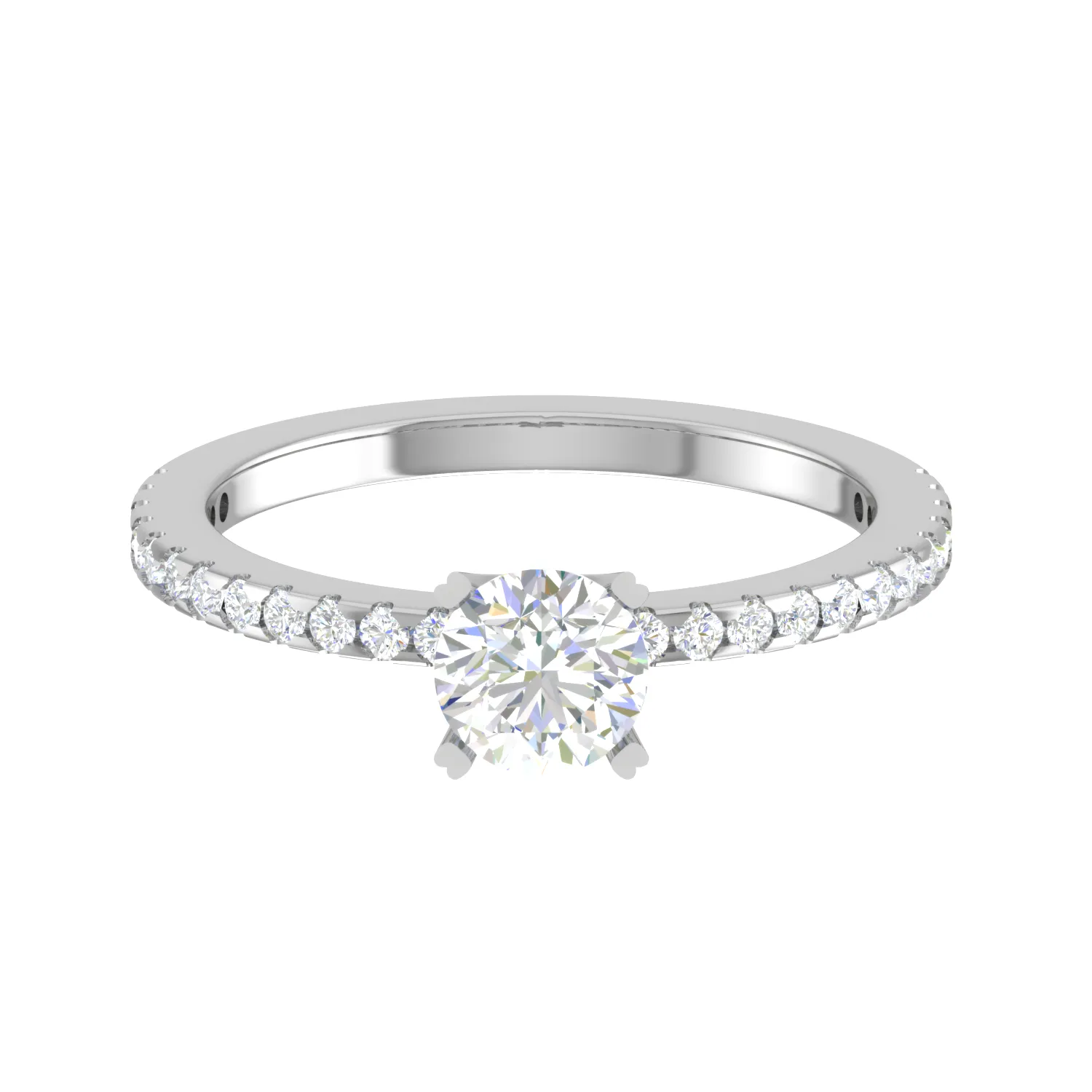 0.50 cts Solitaire Platinum Diamonds Ring JL PT RC RD 260