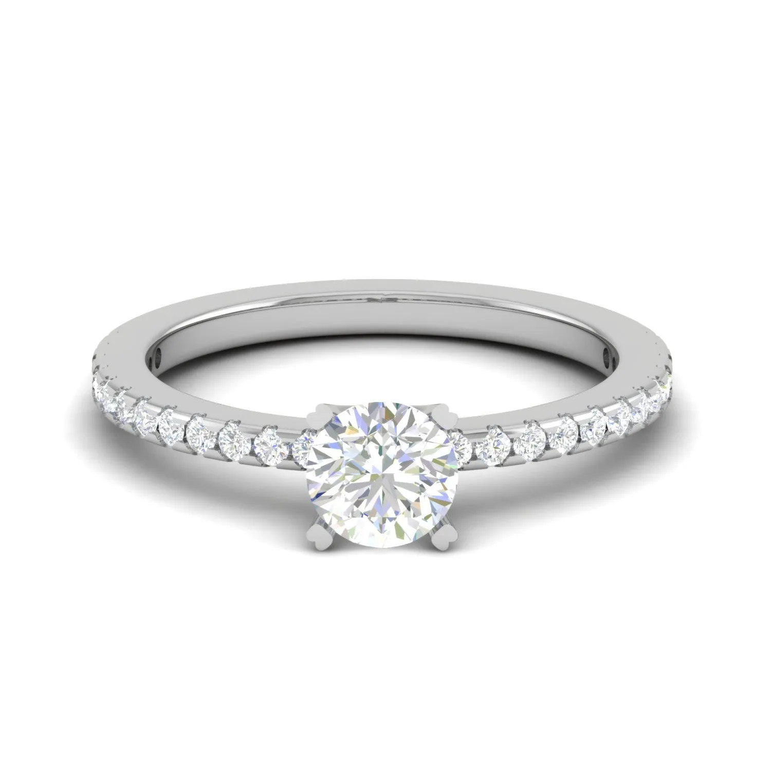0.50 cts Solitaire Platinum Diamonds Ring JL PT RC RD 260