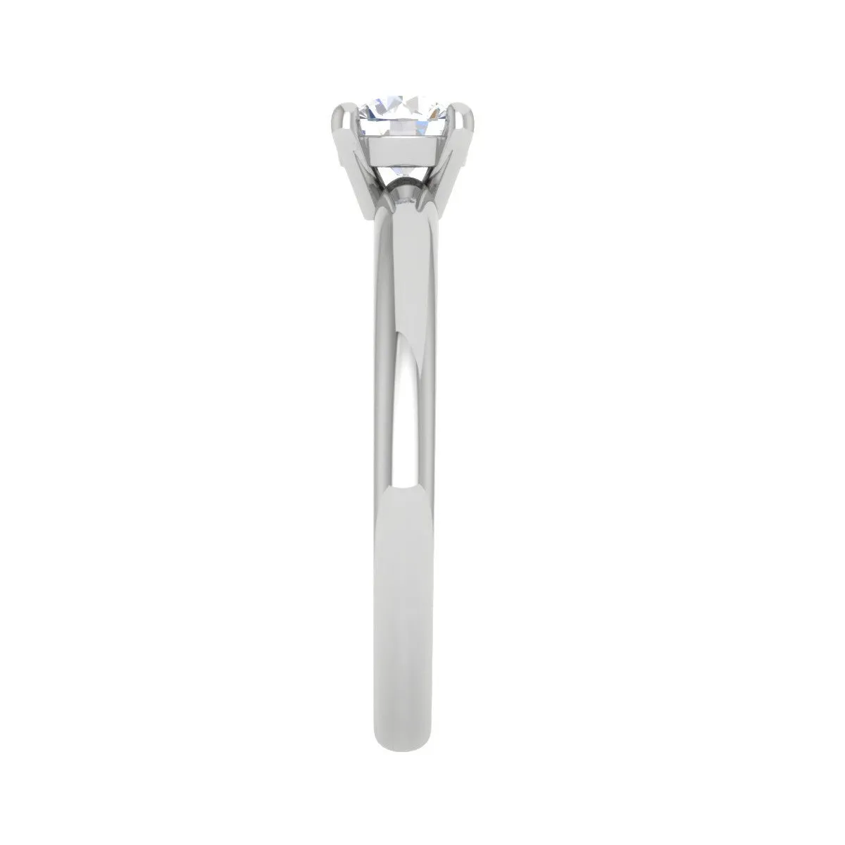 0.50 cts Solitaire Platinum Ring JL PT RS RD 108