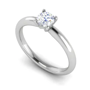 0.50 cts Solitaire Platinum Ring JL PT RS RD 108