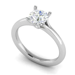0.50 cts Solitaire Platinum Ring JL PT RS RD 118