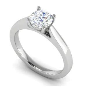 0.50 cts Solitaire Platinum Ring JL PT RS RD 151