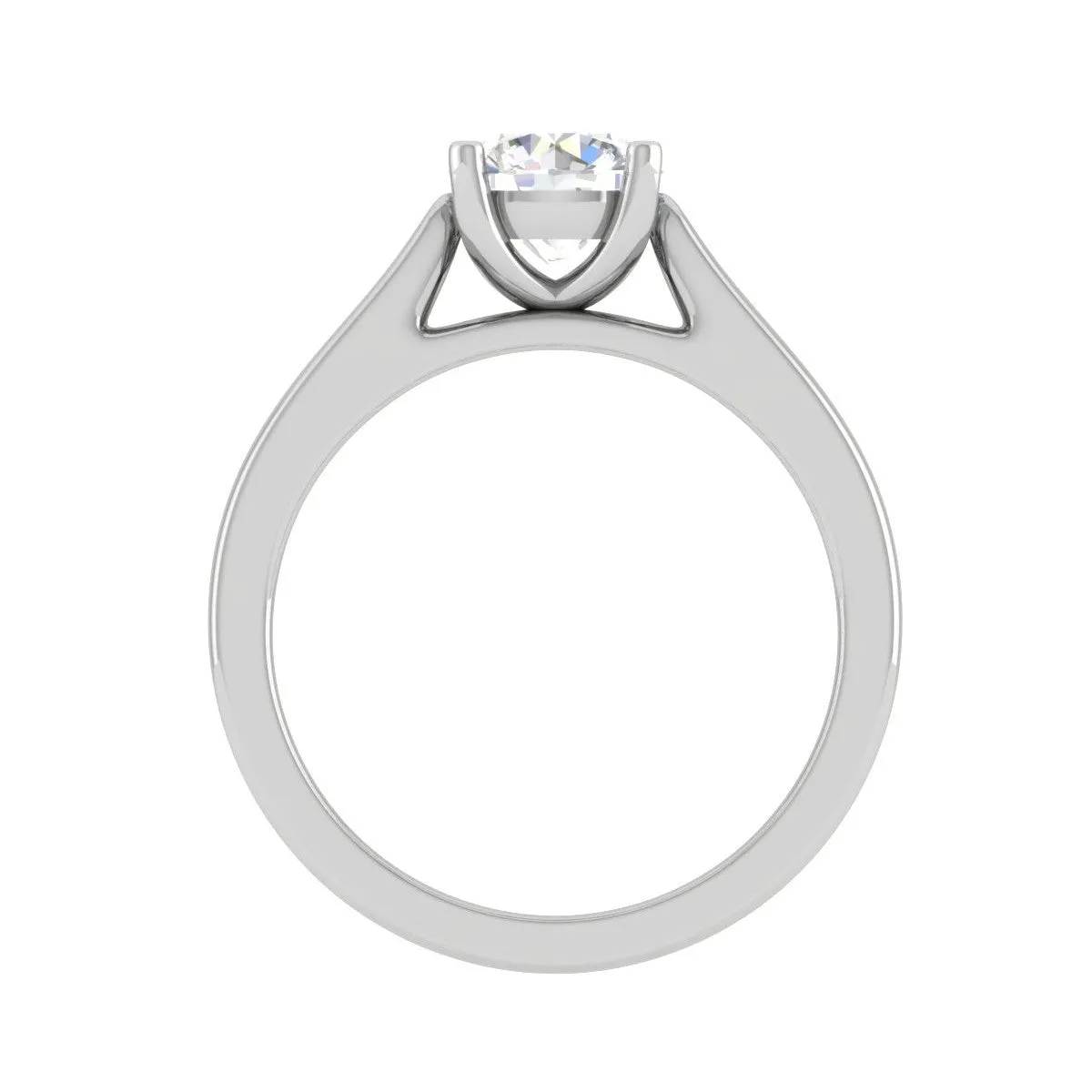 0.50 cts Solitaire Platinum Ring JL PT RS RD 151