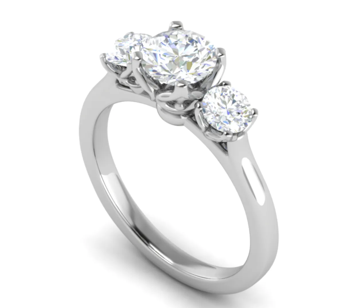 0.50cts Solitaire Platinum Ring JL PT R3 RD 112
