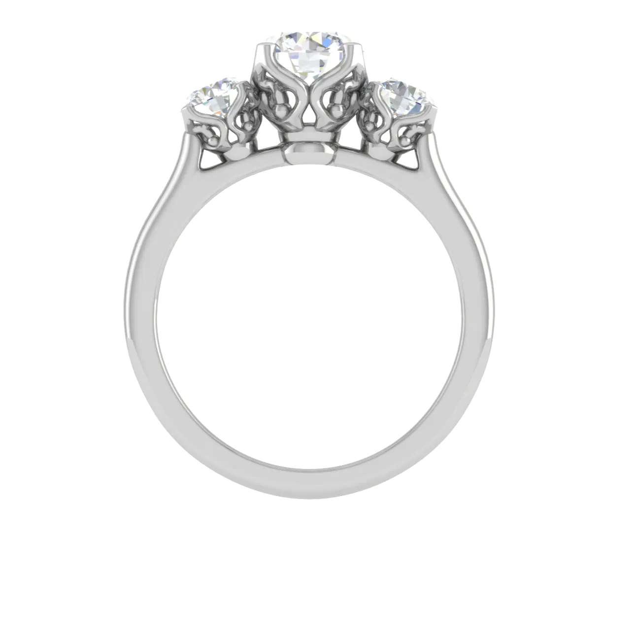 0.50cts Solitaire Platinum Ring JL PT R3 RD 112