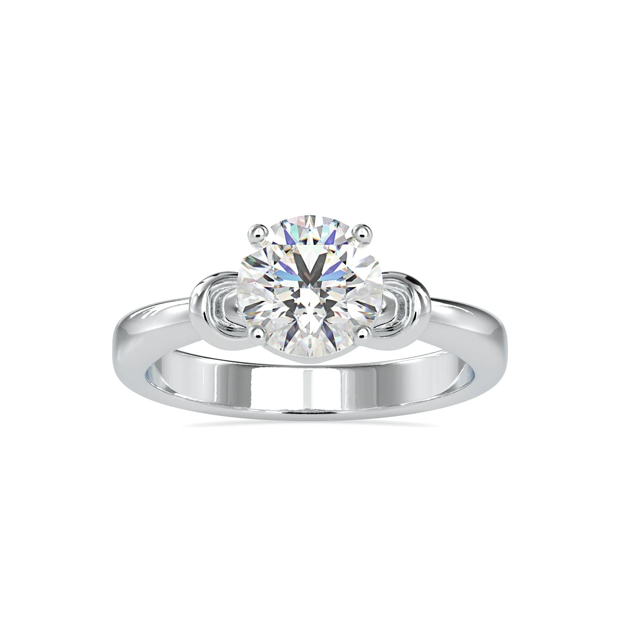 0.70cts. Solitaire Platinum Engagement Ring JL PT 0131-B