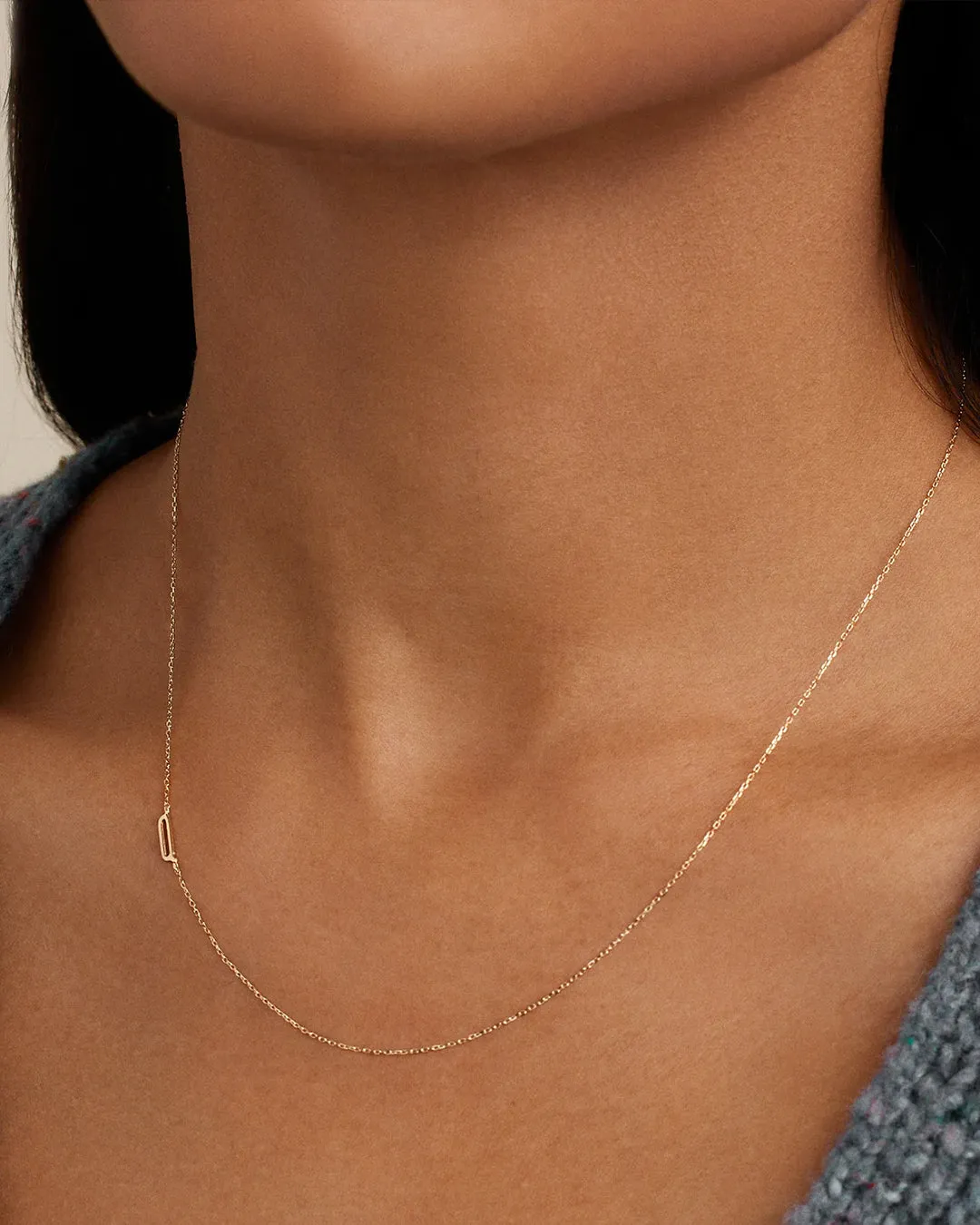 14k Gold Alphabet Necklace