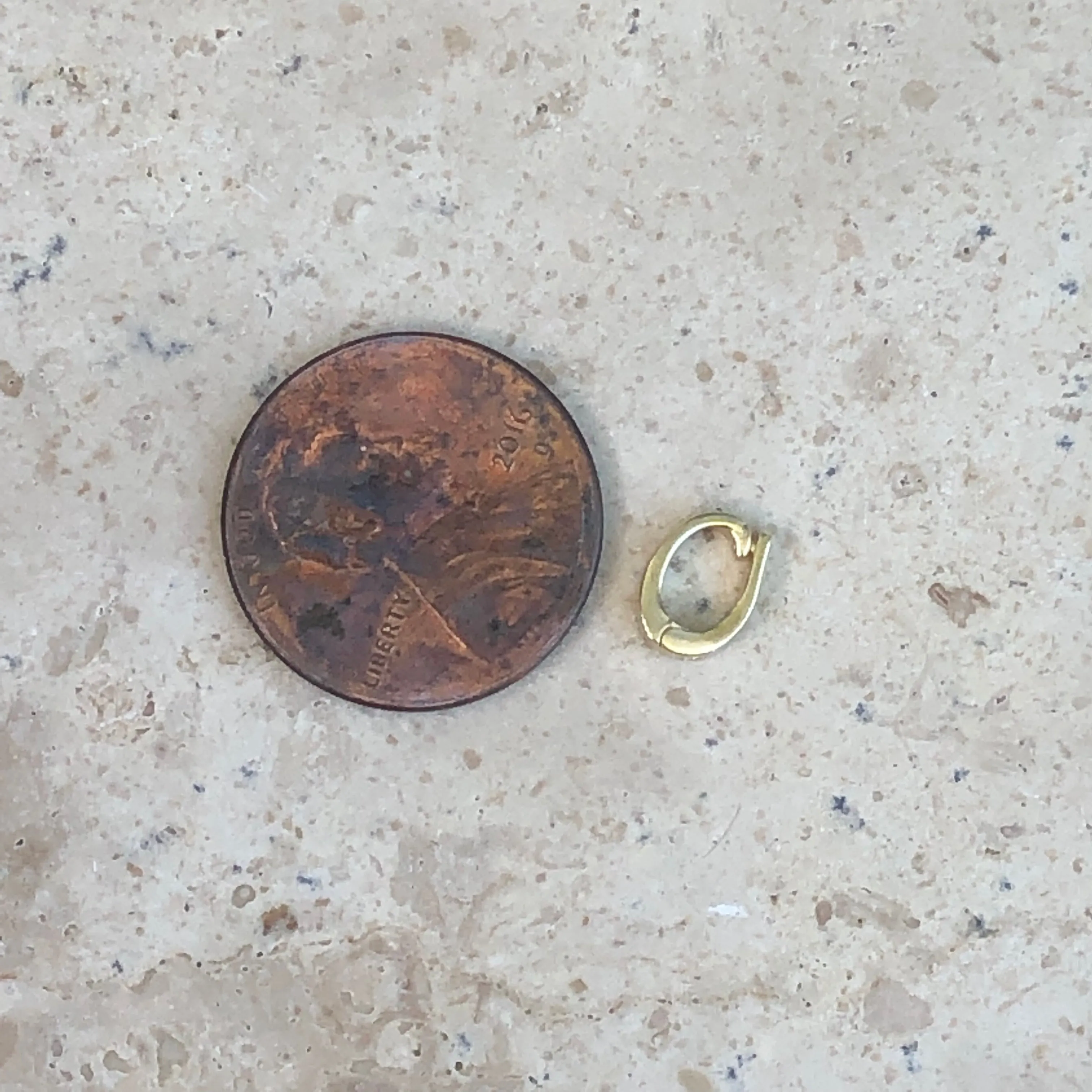 14KT Yellow Gold Small Pearl Enhancer 5mm