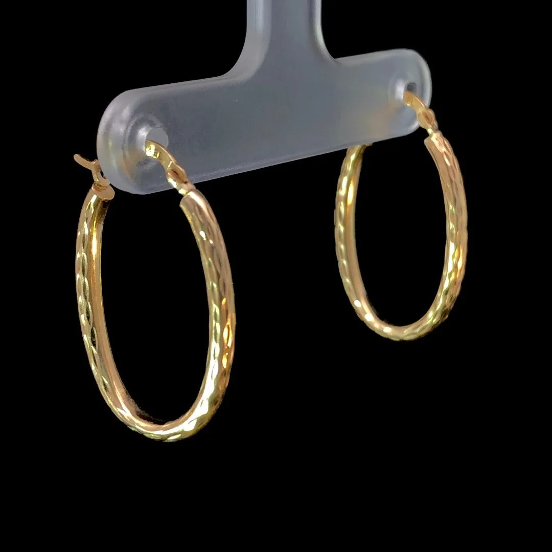 161016 - Gold hoops