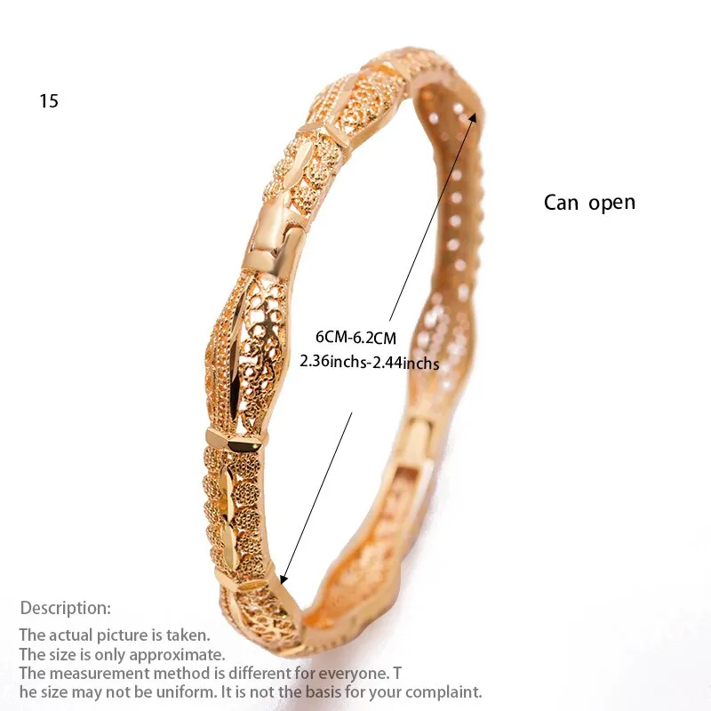 4pcs Bangle Fashion New African Bangles Ethiopian Women Bangles Bracelet