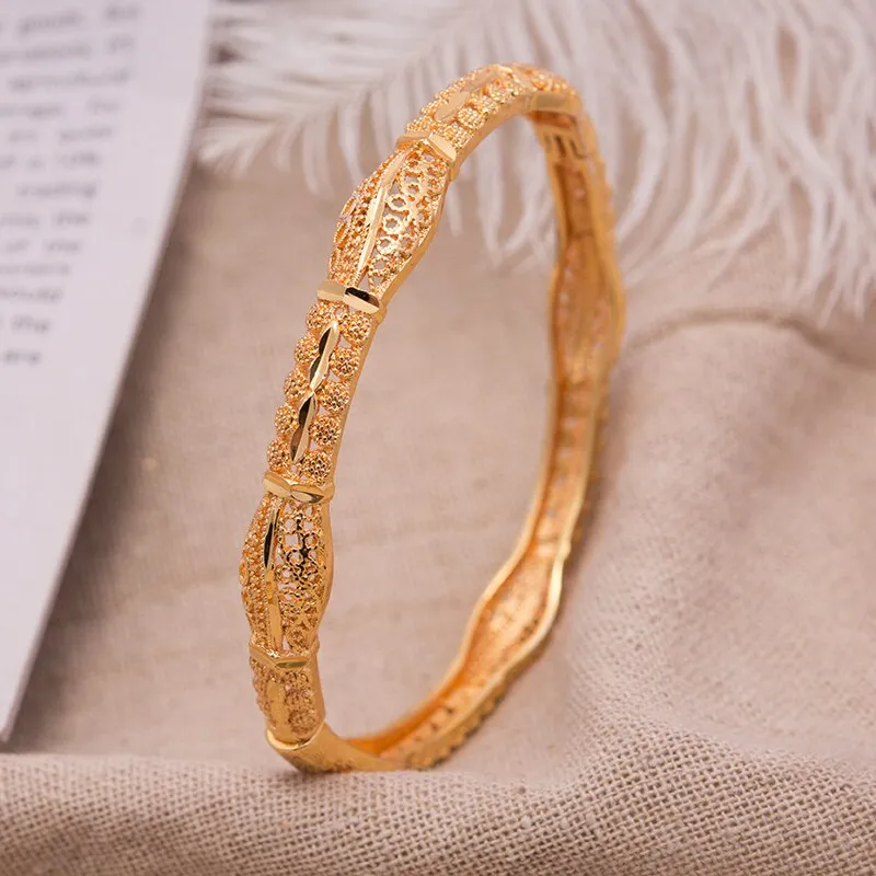 4pcs Bangle Fashion New African Bangles Ethiopian Women Bangles Bracelet
