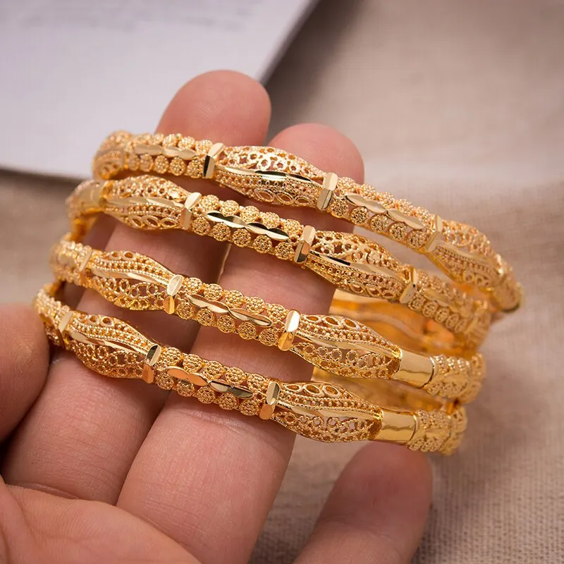 4pcs Bangle Fashion New African Bangles Ethiopian Women Bangles Bracelet