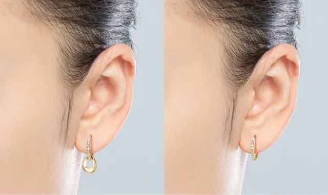 925 Silver 1.3mm 0.01CT Moissanite Drop Earrings