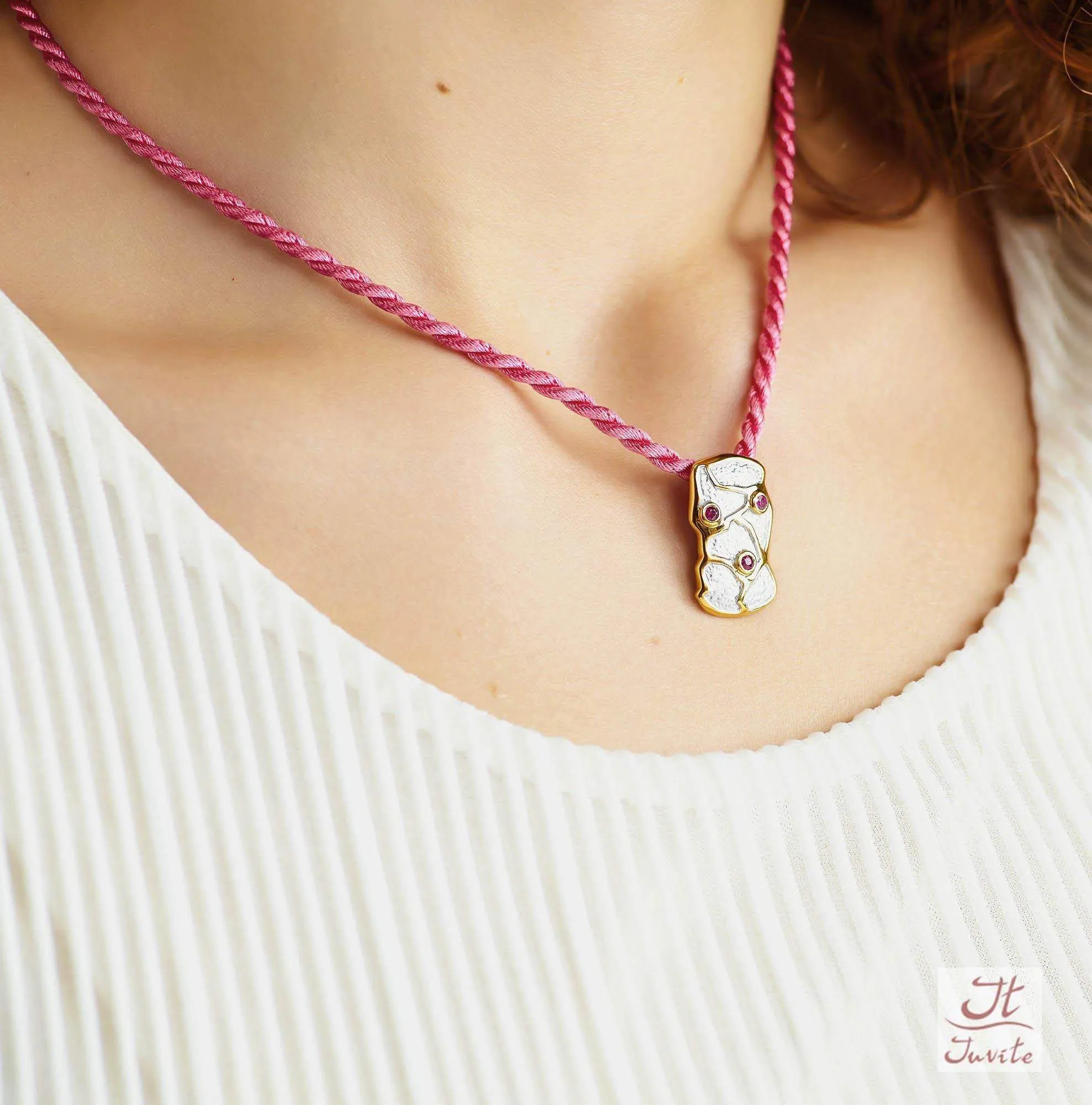 Affection Pattern Sterling Silver Pendant