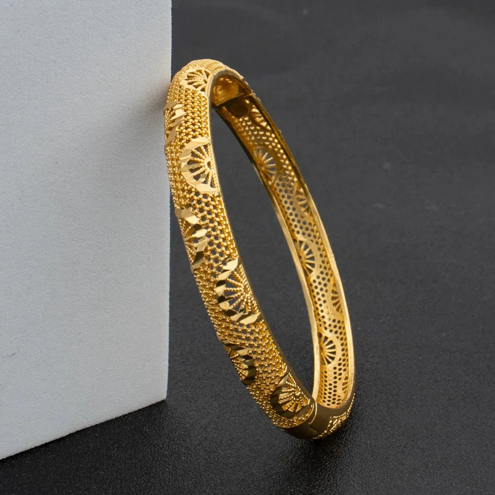African Gold Color Bangle for Women
