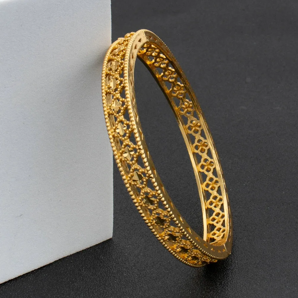 African Gold Color Bangle for Women