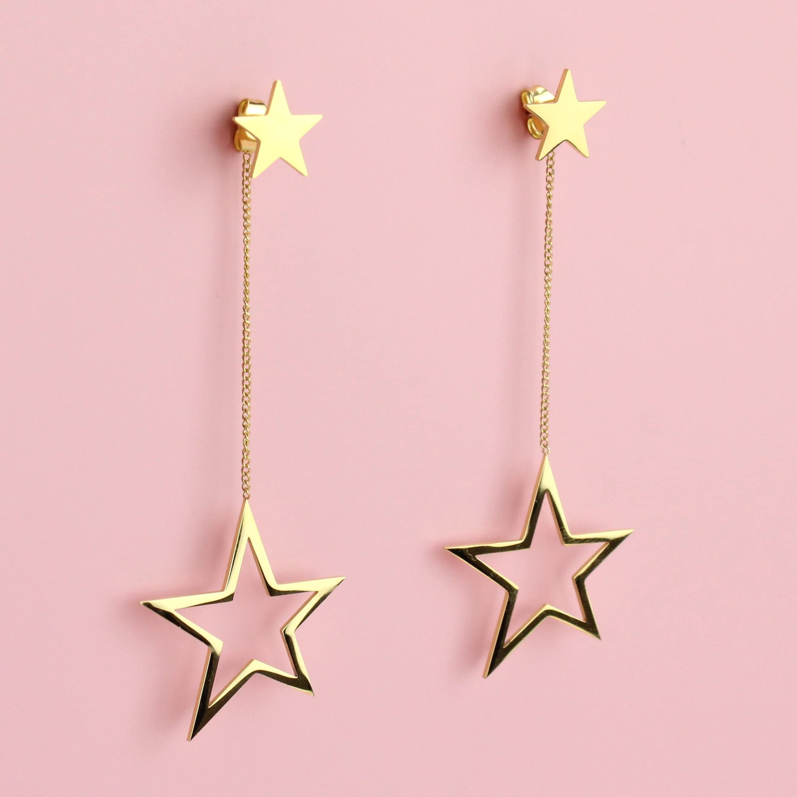 All The Stars Stud Earrings (Gold Plated)