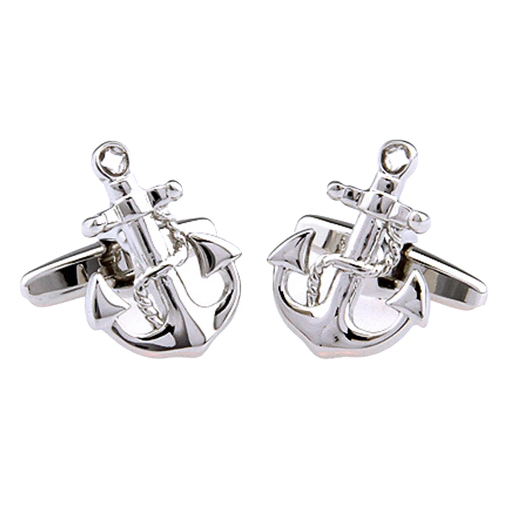 Anchor Cufflinks for Mens Jewelry shirt cufflinks Brand cuff buttons cuff link High Quality Wedding abotoaduras