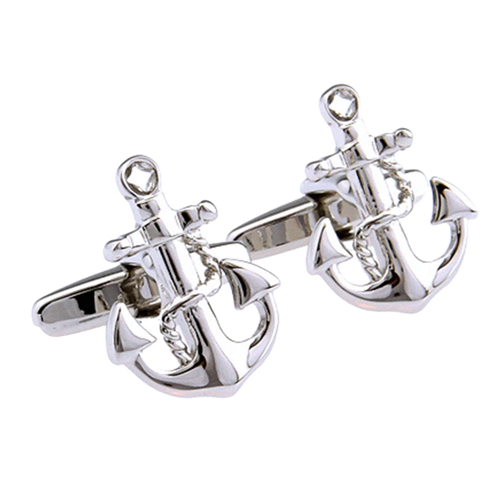 Anchor Cufflinks for Mens Jewelry shirt cufflinks Brand cuff buttons cuff link High Quality Wedding abotoaduras