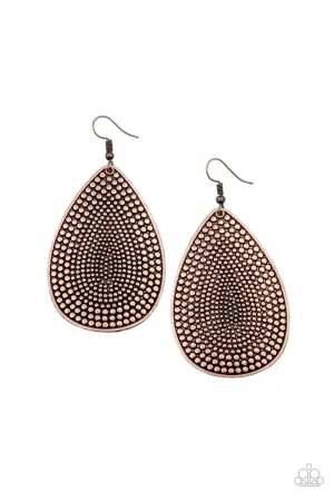 Artisan Adornment Copper Paparazzi Earrings