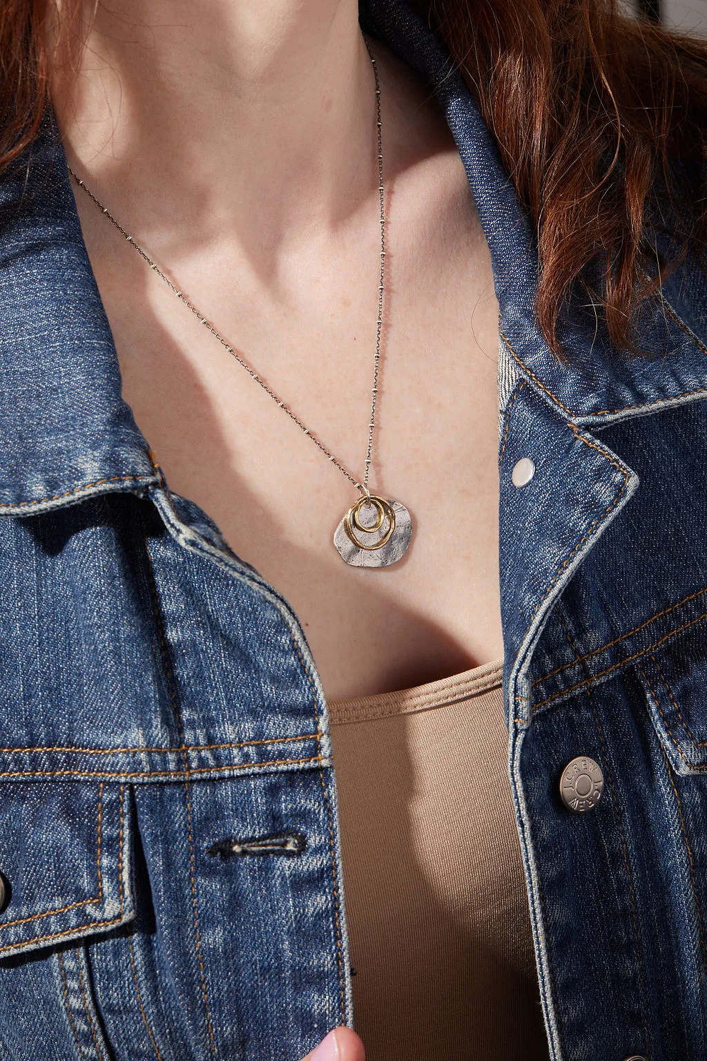 Awakened Light Necklace | Silver & Bronze