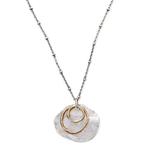 Awakened Light Necklace | Silver & Bronze