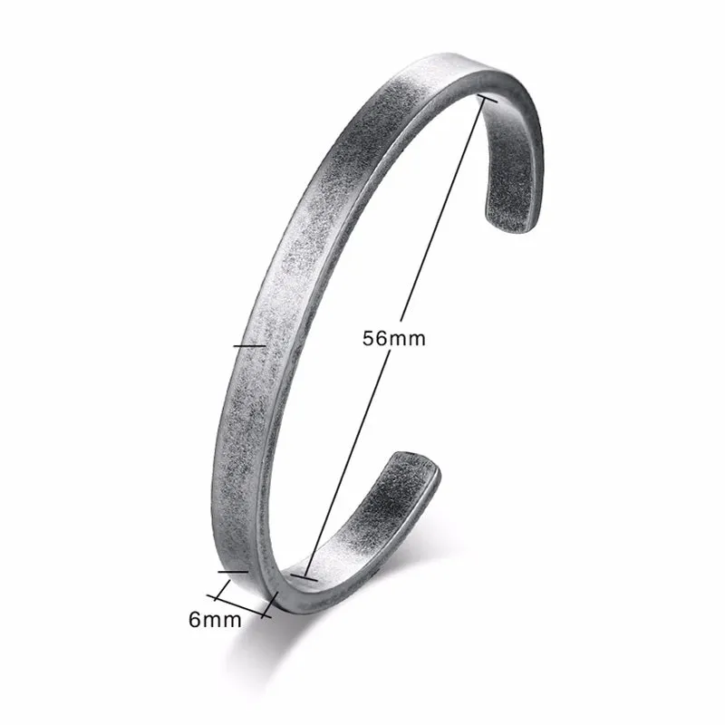 Bangle Bracelet Men, Cuff Bracelets, Stainless Steel Bracelet