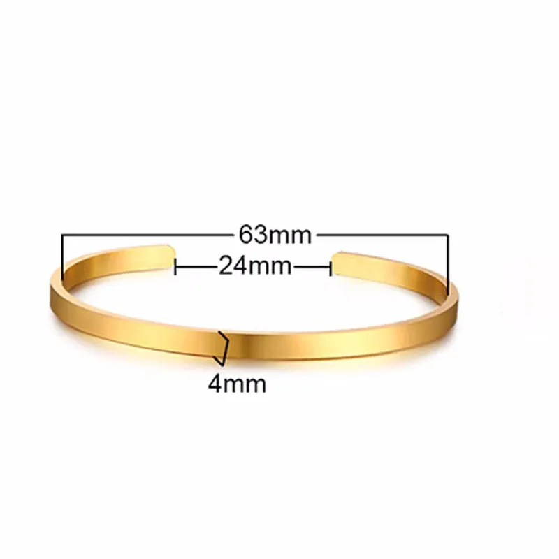 Bangle Bracelet Men, Cuff Bracelets, Stainless Steel Bracelet