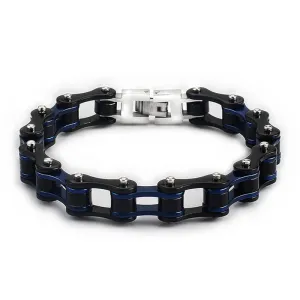 biker bracelet men Punk Rock 316L Stainless Steel Fashion Jewelry Bike Bicycle Chain Bracelet