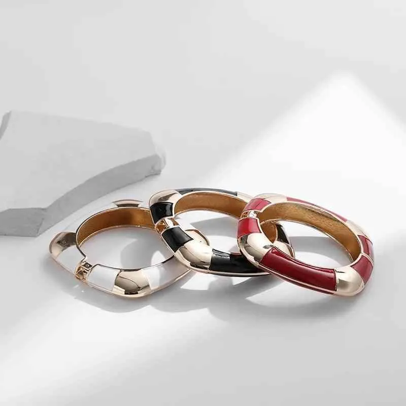 Bracelets Charm Jewelry - Geometric Square Cuff -TSJ5
