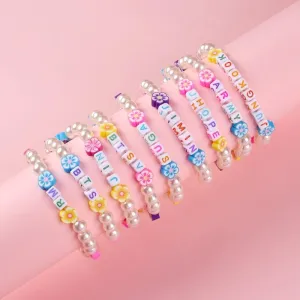 BTS Beaded Pearl Bracelet💜