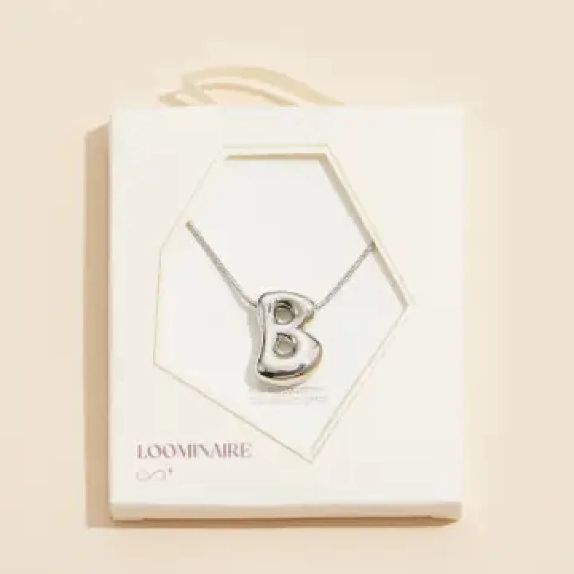 Bubble Initial Necklace