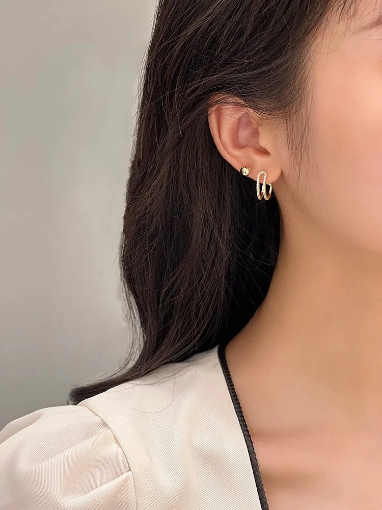 Chameleon|Pearl and Gold Changeable Earrings