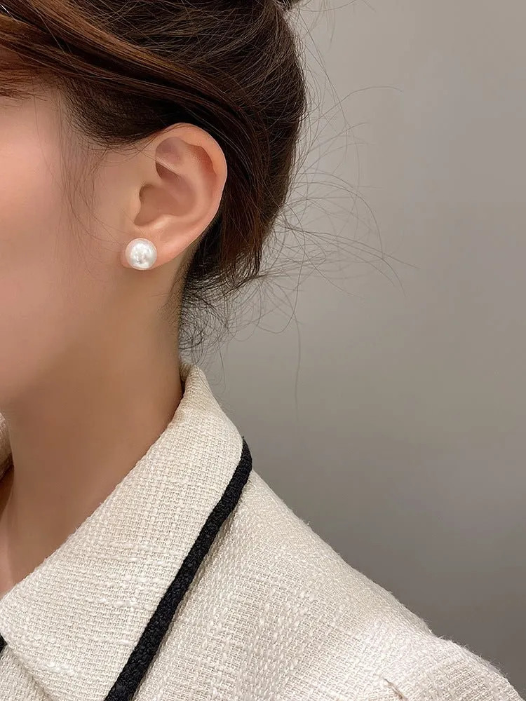 Chameleon|Pearl and Gold Changeable Earrings